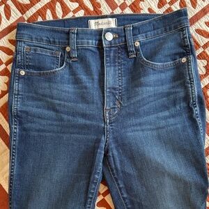 Madewell 10” High Rise Skinny Jean Size 27